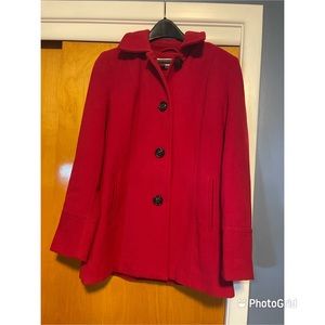 Beautiful Red Liz Claiborne Coat